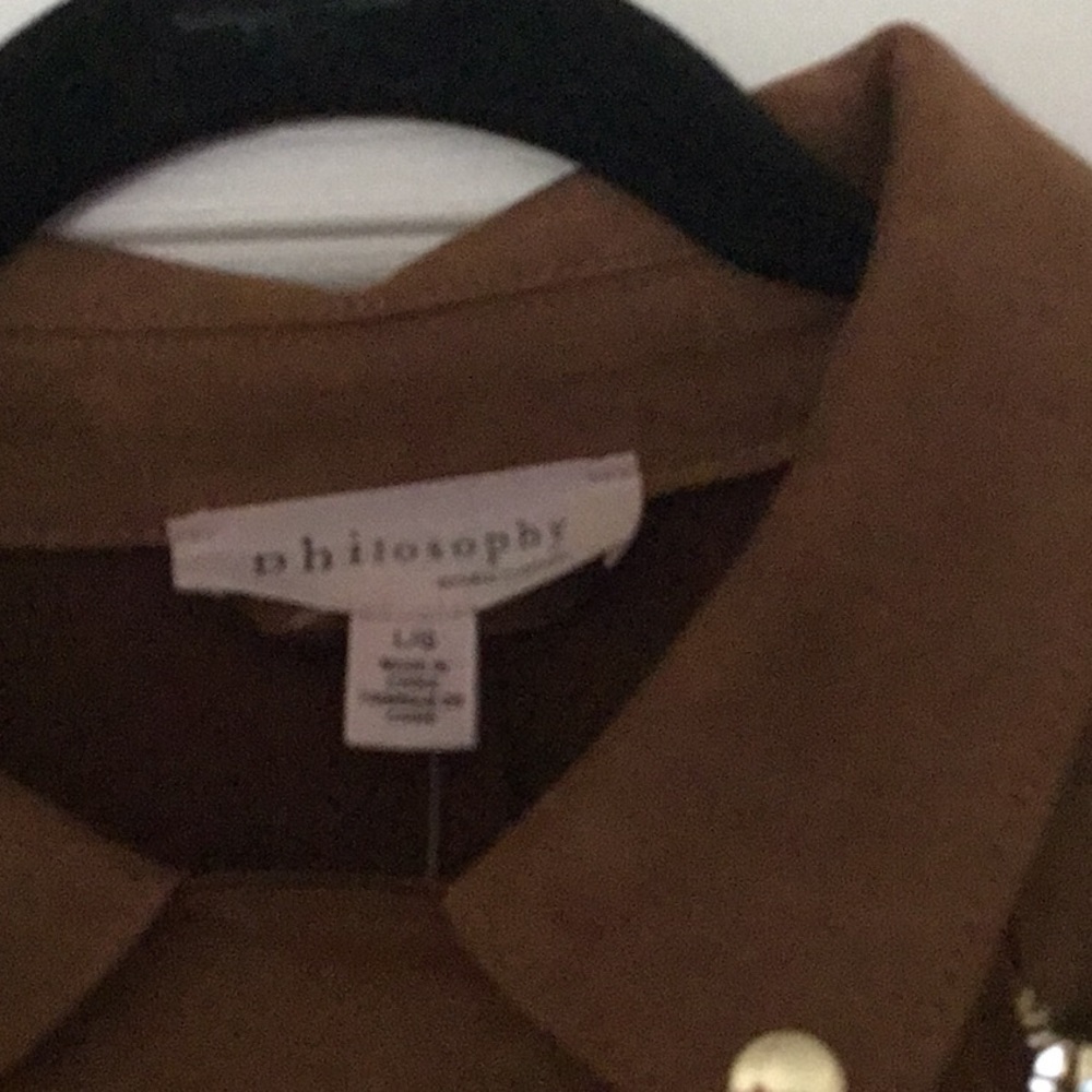 Philosophy Moto Leather Jacket NWOT - Picture 2 of 7